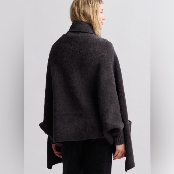 Barefoot Dreams Cozychic Womens Blanket Wrap One Size Carbon Gray - Picture 2 of 13